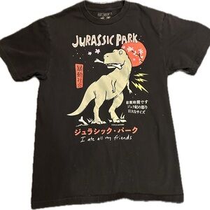 Riot Society X Jurassic Park Black T Shirt